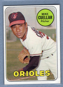 1969 Topps #453 Mike Cuellar (b) EX   GO501
