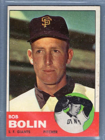 1963 Topps #106 Bob Bolin EX-MT  GO393