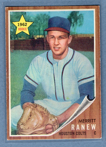 1962 Topps #156 Merritt Ranew  EX  GO522