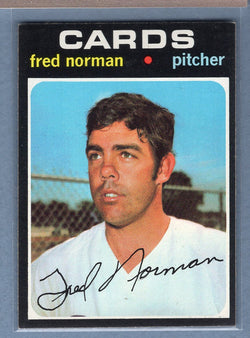 1971 Topps #348 Fred Norman (b) EX  GO950