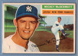 1956 Topps #340 Mickey McDermott (GB) VG  GO134