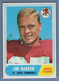 1968 Topps #8 Jim Bakken EX-MT  GO205