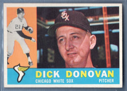 1960 Topps #199 Dick Donovan EX-MT Set Break 1