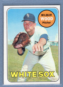 1969 Topps #123 Wilbur Wood(d) EX  GO850