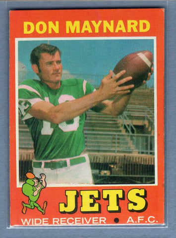 1971 Topps #19 Don Maynard (HOF) EX  GO244