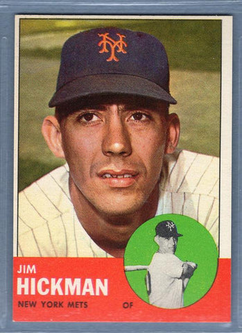 1963 Topps #107 Jim Hickman EX-MT  GO393