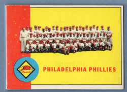 1963 Topps #13 Phillies Team VG-EX Set Break