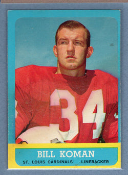 1963 Topps #154 Bill Koman EX  GO141