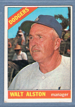 1966 Topps #116 Walt Alston (HOF) VG-EX  GO368