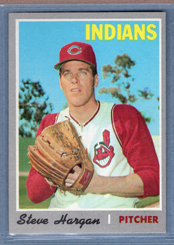 1970 Topps #136 Steve Hargan  EX-MT  SB1