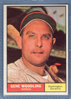 1961 Topps #275 Gene Woodling EX   GO417