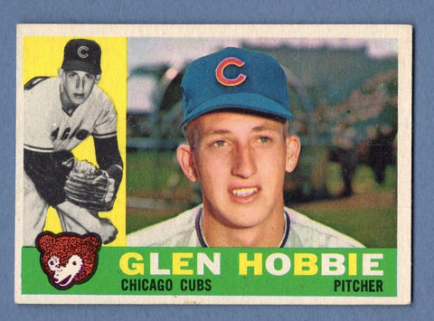 1960 Topps #182 Glen Hobbie EX-MT  GO240B