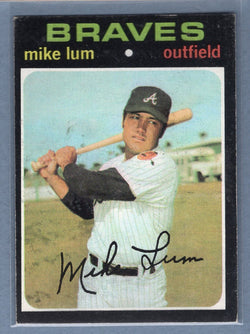 1971 Topps #194 Mike Lum (st) (d) VG  GO775