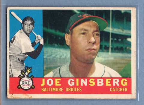 1960 Topps #304 Joe Ginsberg  VG  GO257