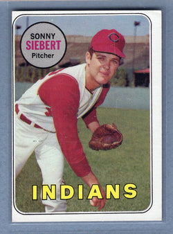 1969 Topps #455 Sonny Siebert  VG-EX  GO501