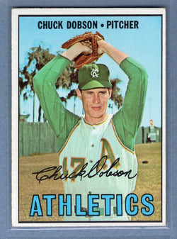 1967 Topps #438 Chuck Dobson EX-MT  GO308