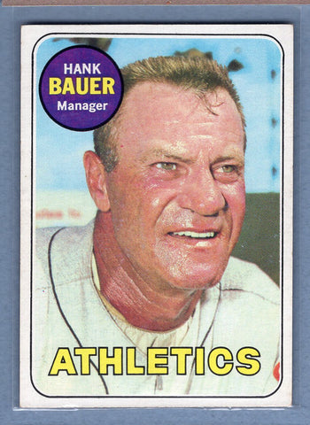 1969 Topps #124 Hank Bauer EX-MT  GO850