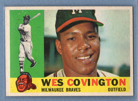 1960 Topps #158 Wes Covington EX-MT  GO480