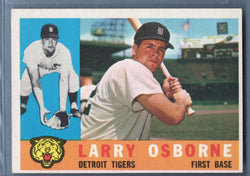 1960 Topps #201 Larry Osborne EX-MT Set Break 1
