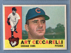 1960 Topps #156 Art Ceccarelli EX-MT  GO223
