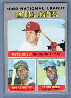 1970 Topps #61 NL Bartting Leaders (Clemente)  (c) EX  GO900
