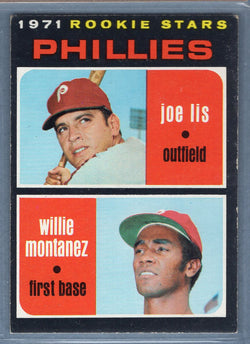 1971 Topps #138 Phillies Rookies (List/Montanez)  EX  GO747