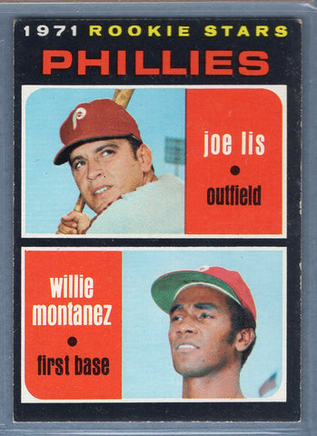 1971 Topps #138 Phillies Rookies (List/Montanez)  EX  GO747