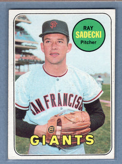 1969 Topps #125 Ray Sadecki EX-MT  GO850
