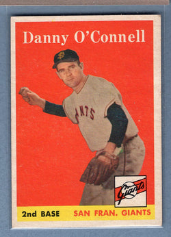 1958 Topps #166 Danny O'Connell  EX  GO387