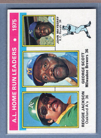 1976 Topps #194 Al Home Run Leaders  (b) EX-MT  GO450