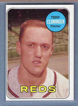 1969 Topps #492 Tony Cloninger EX-MT  GO645