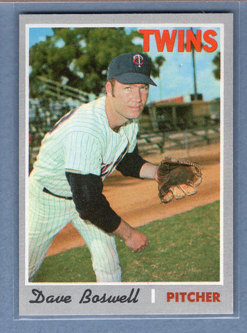 1970 Topps #325 Dave Boswell  (e) EX-MT  GO200