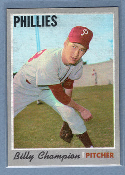 1970 Topps #149 Billy Champion (st) VG  GO695