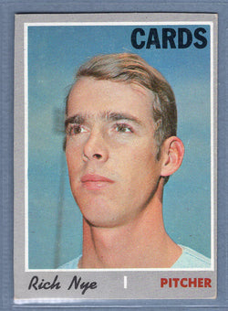 1970 Topps #139 Rich Nye  EX  SB2
