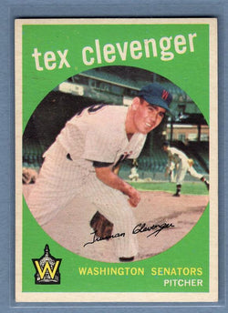1959 Topps #298 Tex Clevenger EX-MT    Set Break A