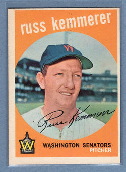 1959 Topps #191 Russ Kemmerer (a) EX   GO410