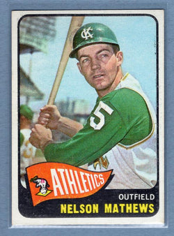 1965 Topps #87 Nelson Mathews EX  GO137