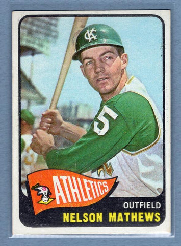 1965 Topps #87 Nelson Mathews EX  GO137