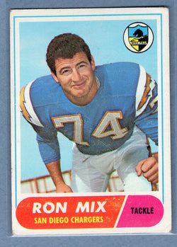 1968 Topps #89 Ron Mix (HOF) (b) VG  GO801