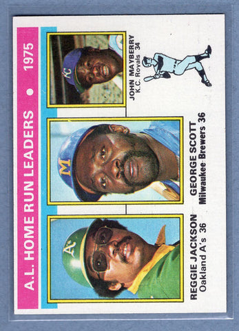 1976 Topps #194 Al Home Run Leaders  (c) EX-MT  GO450