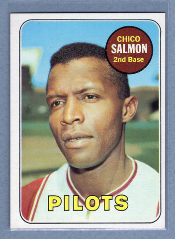 1969 Topps #62 Chico Salmon (c) EX-MT  GO700