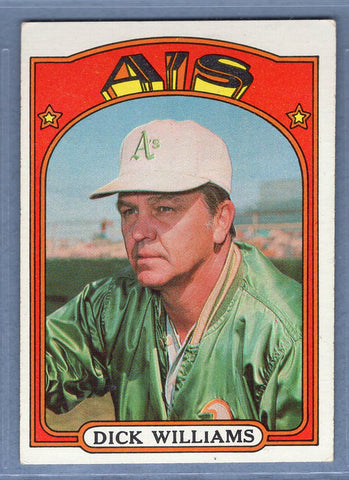1972 Topps #137 Dick Williams MG EX-MT   GO464