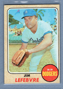1968 Topps #457 Jim Lefebvre EX  GO180