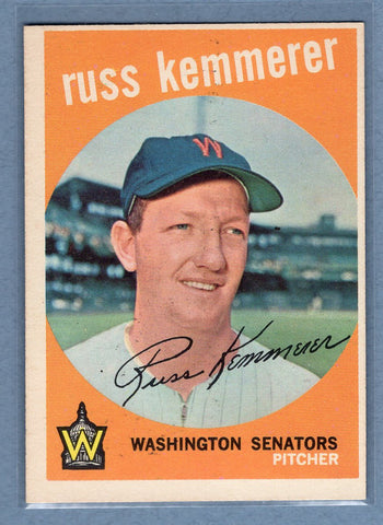 1959 Topps #191 Russ Kemmerer (a) EX   GO410