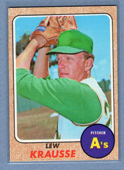 1968 Topps #458 Lew Krausse (a) EX  GO180