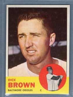 1963 Topps #112 Dick Brown EX-MT  GO393