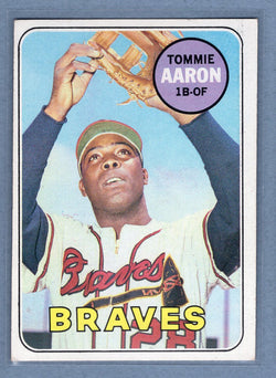 1969 Topps #128 Tommie Aaron EX-MT  GO850