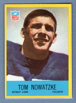 1967 Philadelphia #69 Tom Nowatzke EX-MT   GO118