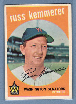 1959 Topps #191 Russ Kemmerer (b) VG-EX   GO410