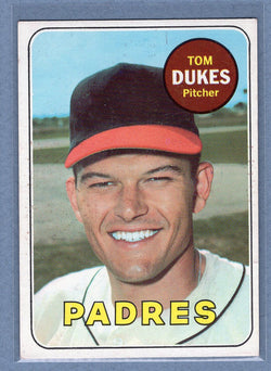 1969 Topps #223 Tom Dukes (st) VG  GO350